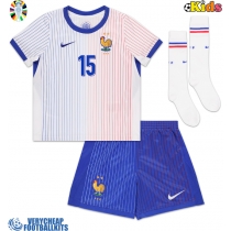 France Marcus Thuram #15 Replica Away Minikit Euro 2024 Short Sleeve (+ pants)